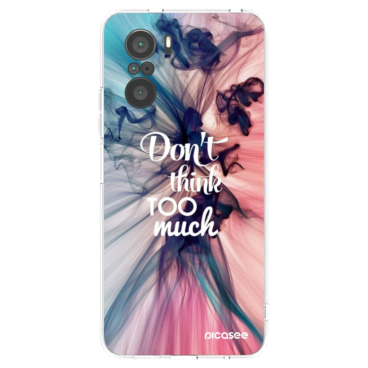 Picasee διαφανής θήκη σιλικόνης Xiaomi Poco F3 - Don't think TOO much