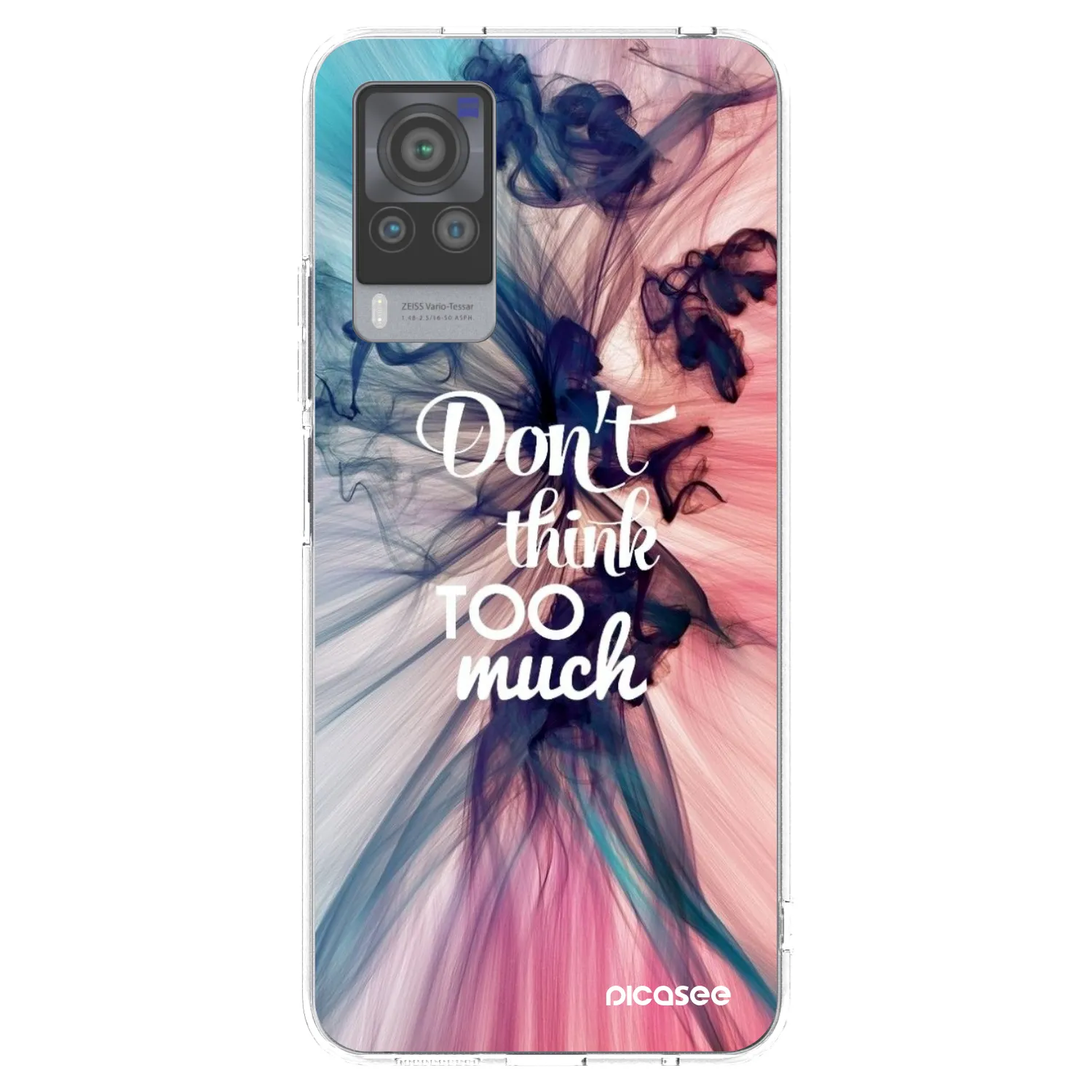 Picasee διαφανής θήκη σιλικόνης Vivo X60 Pro 5G - Don't think TOO much