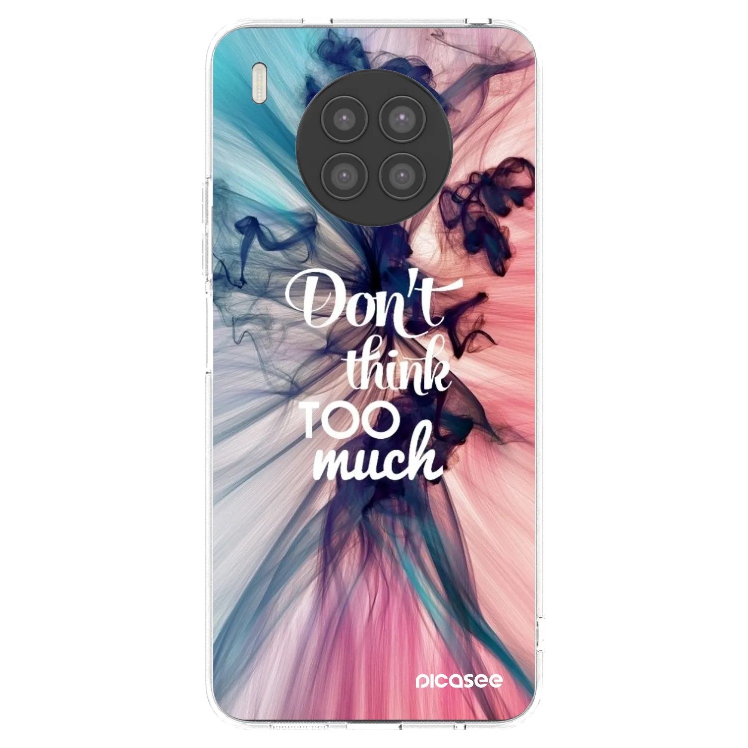 Picasee διαφανής θήκη σιλικόνης Huawei Nova 8i - Don't think TOO much