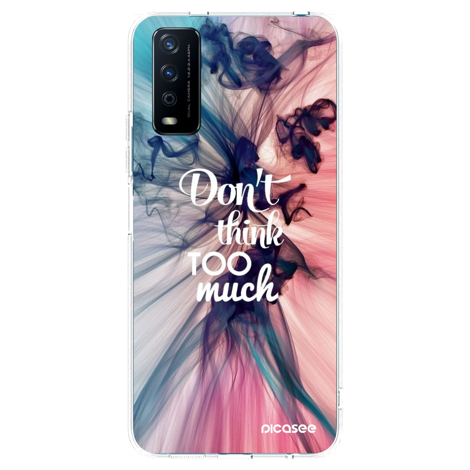 Picasee διαφανής θήκη σιλικόνης Vivo Y11s - Don't think TOO much