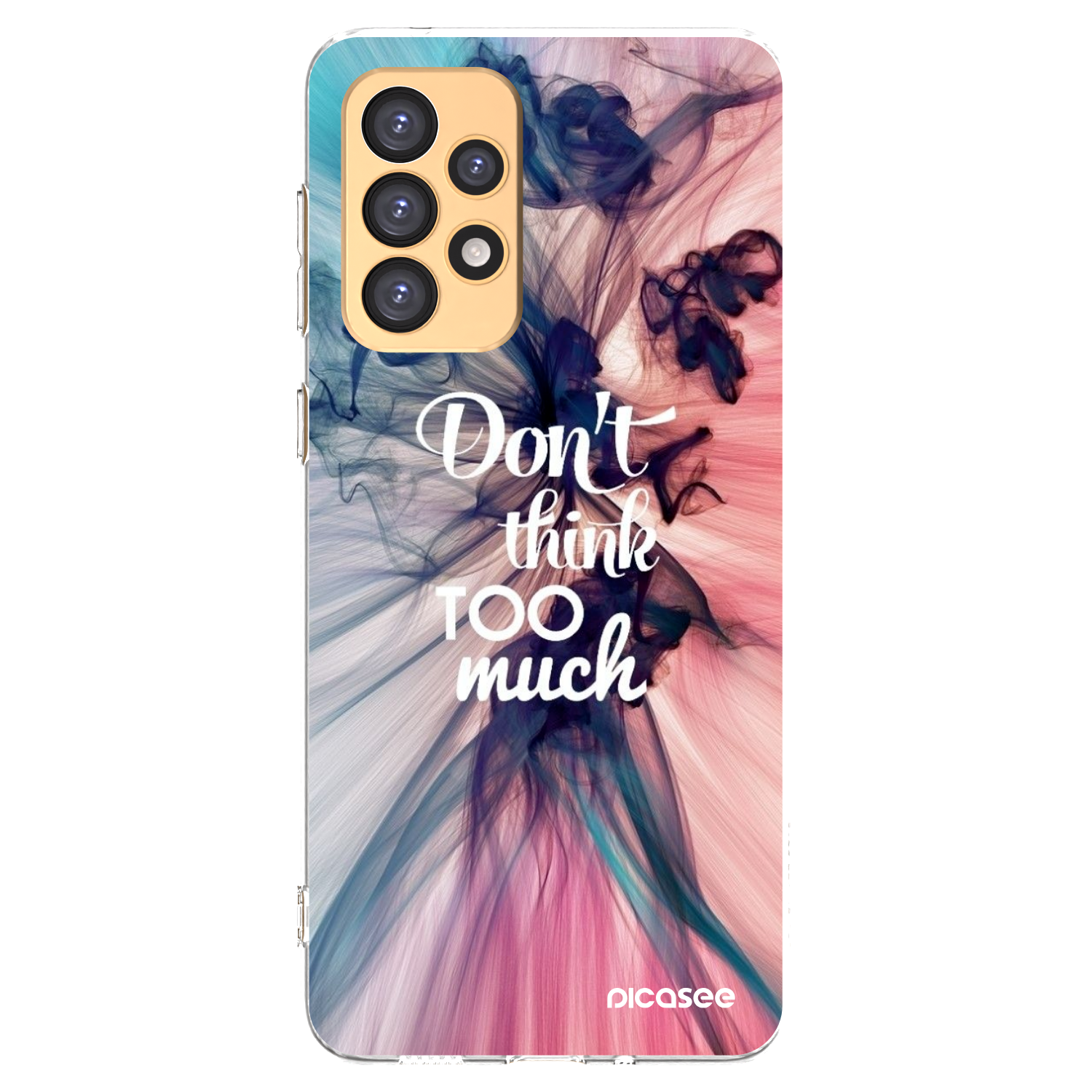 Picasee διαφανής θήκη σιλικόνης Samsung Galaxy A33 5G A336 - Don't think TOO much