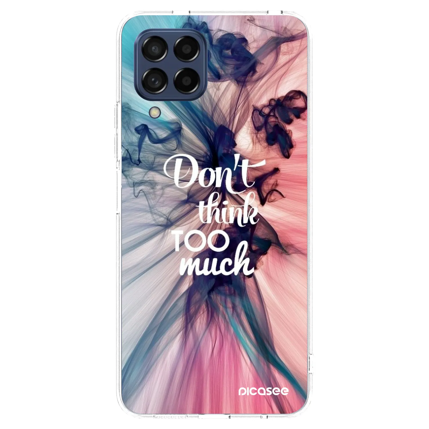 Picasee διαφανής θήκη σιλικόνης Samsung Galaxy M53 5G - Don't think TOO much