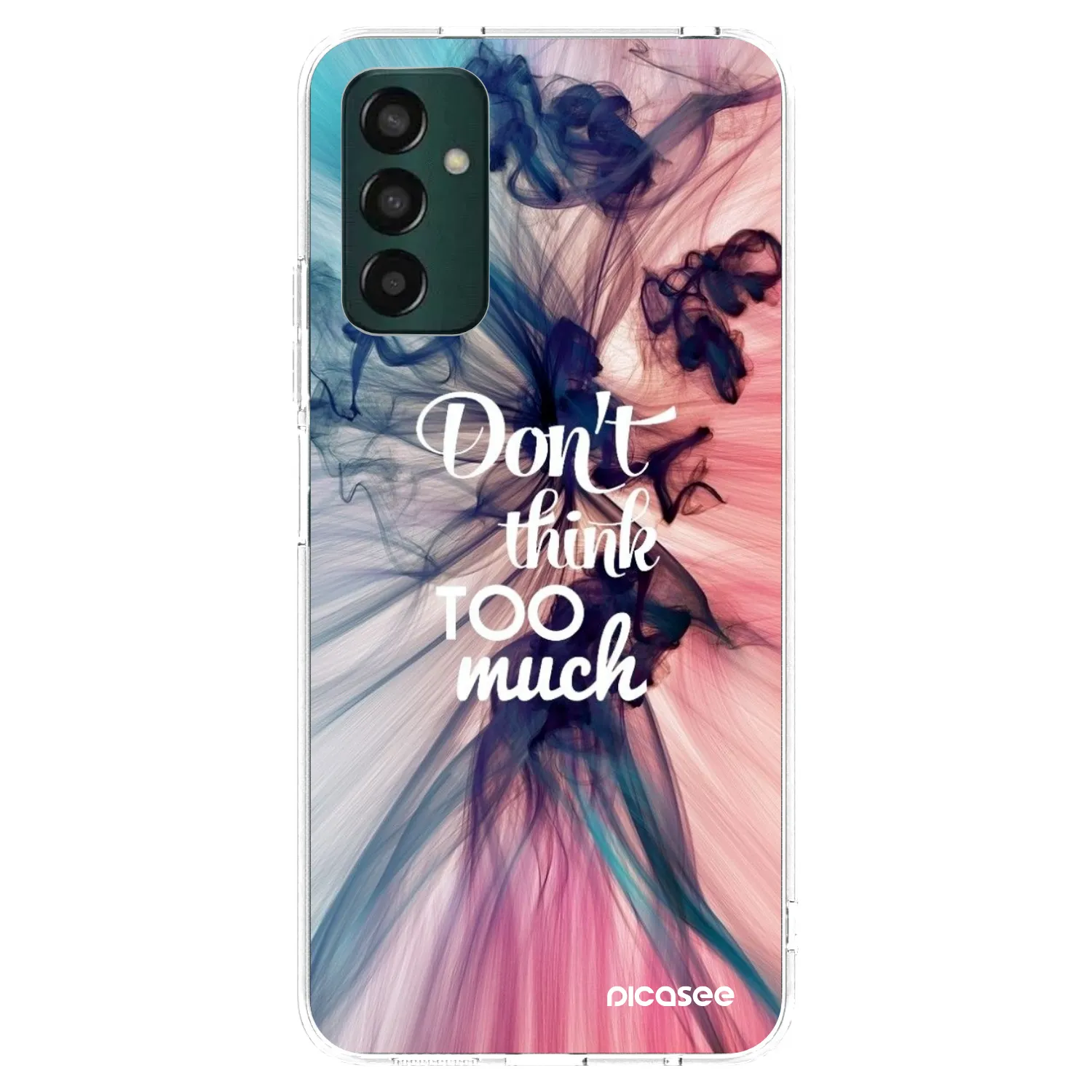 Picasee διαφανής θήκη σιλικόνης Samsung Galaxy M13 M135F - Don't think TOO much