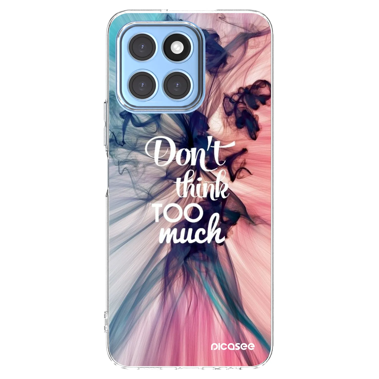 Picasee διαφανής θήκη σιλικόνης Honor X8 5G - Don't think TOO much