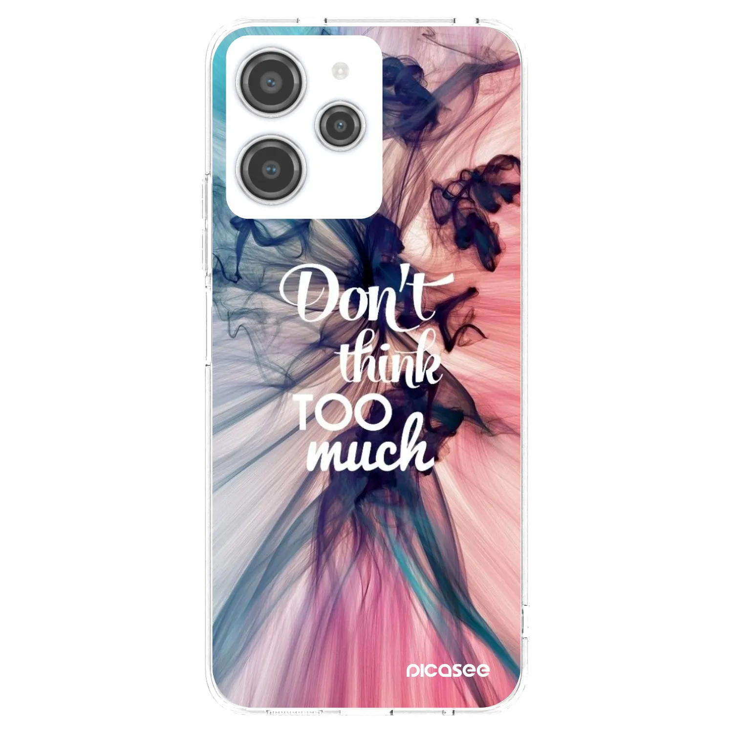 Picasee διαφανής θήκη σιλικόνης Xiaomi Redmi 12 4G - Don't think TOO much