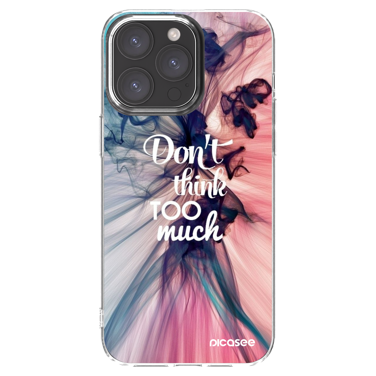 Picasee διαφανής θήκη σιλικόνης Apple iPhone 15 Pro Max - Don't think TOO much