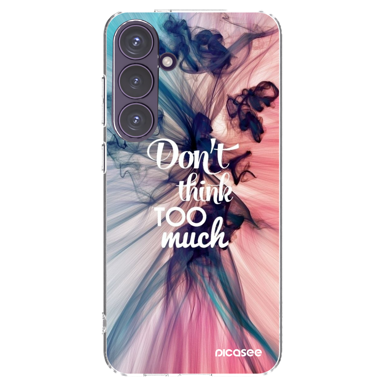 Picasee διαφανής θήκη σιλικόνης Samsung Galaxy S24+ S926B 5G - Don't think TOO much