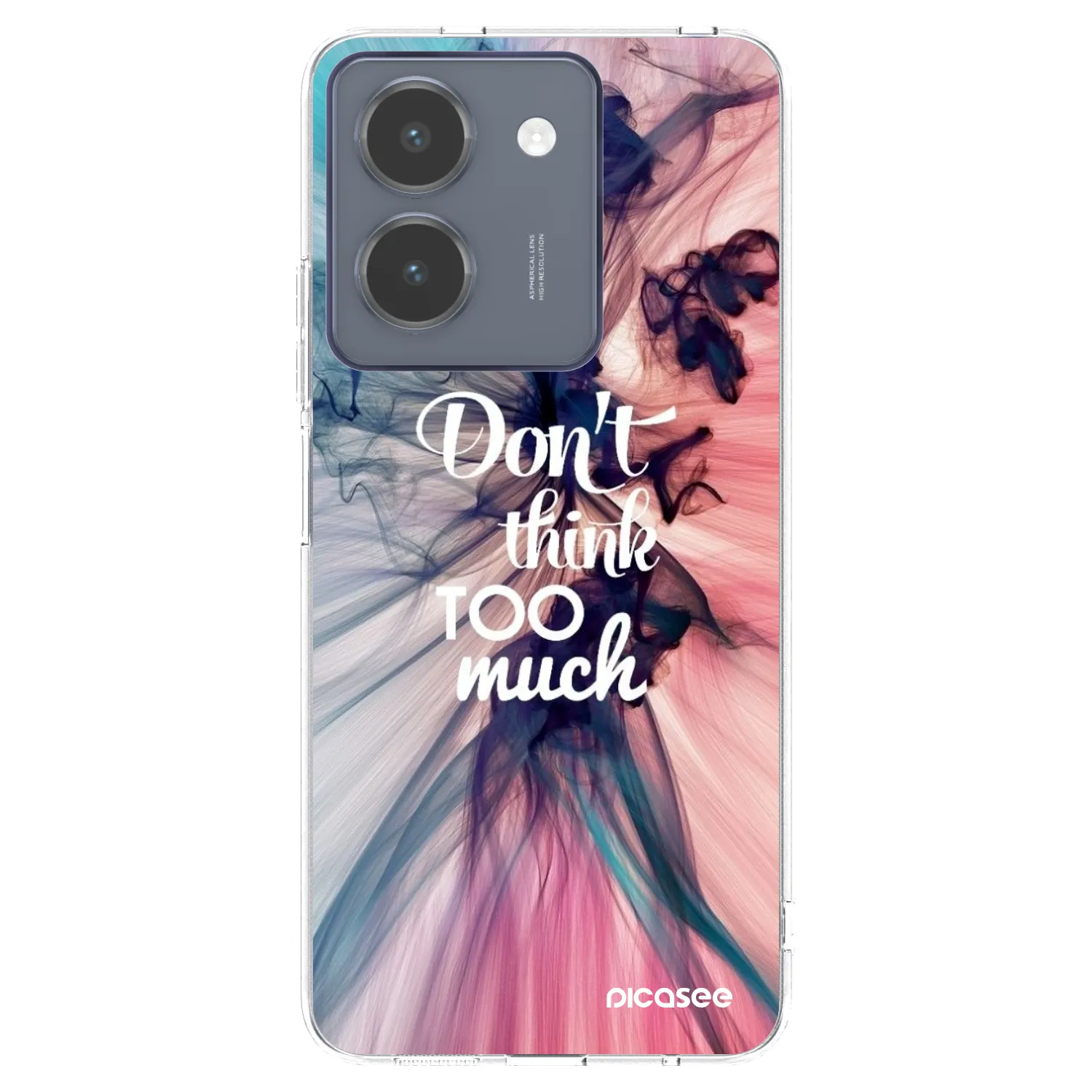 Picasee διαφανής θήκη σιλικόνης Vivo Y36 4G - Don't think TOO much