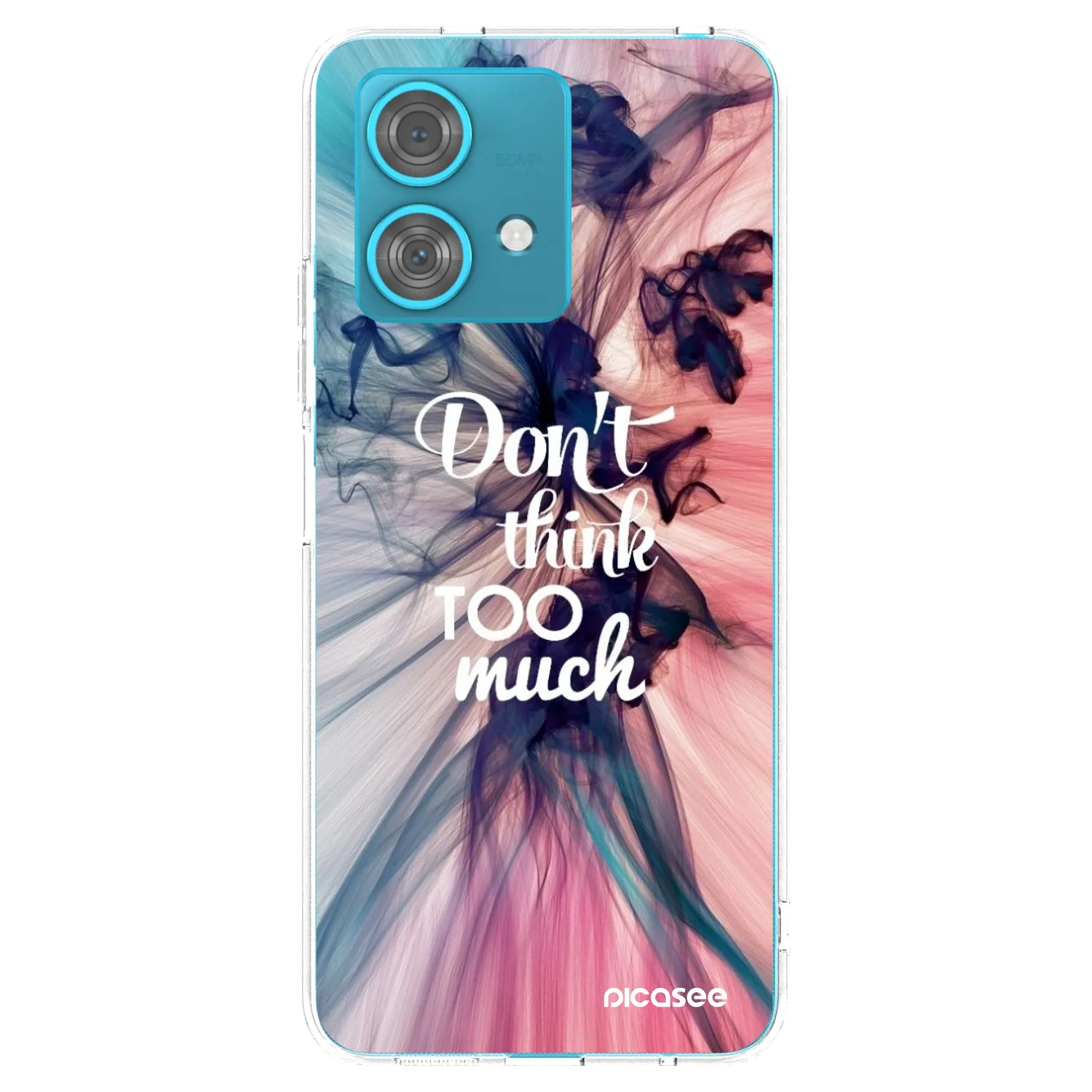 Picasee διαφανής θήκη σιλικόνης Motorola Edge 40 Neo - Don't think TOO much