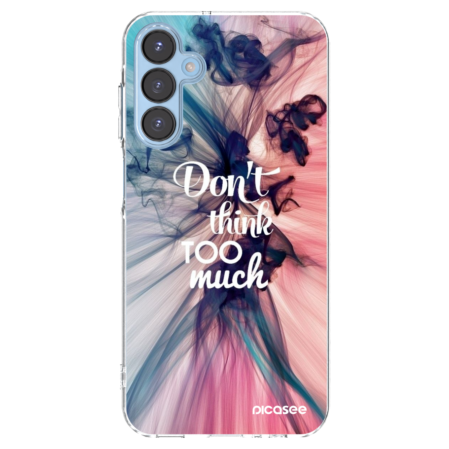 Picasee διαφανής θήκη σιλικόνης Samsung Galaxy A15 A156B 5G - Don't think TOO much
