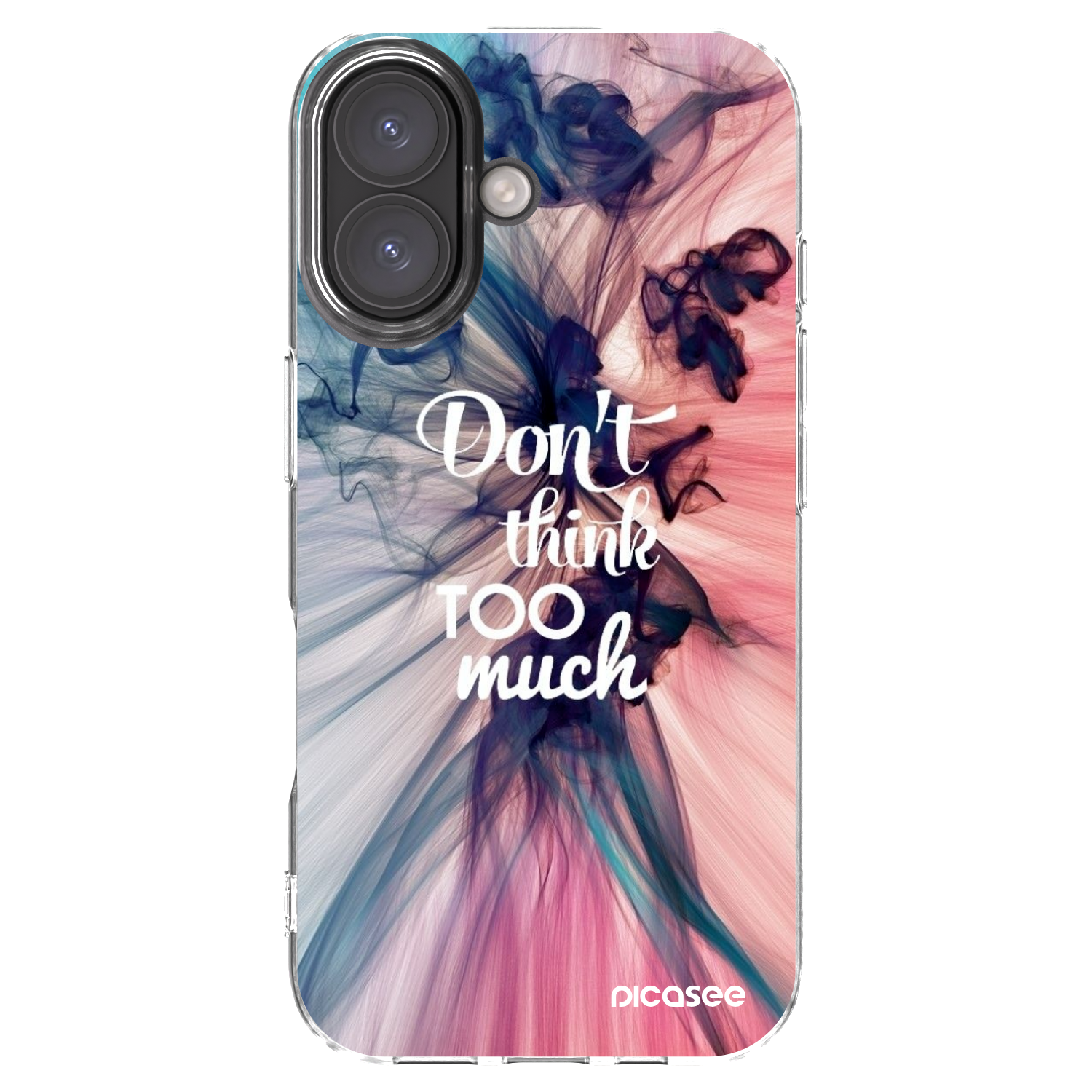 Picasee διαφανής θήκη σιλικόνης Apple iPhone 16 - Don't think TOO much