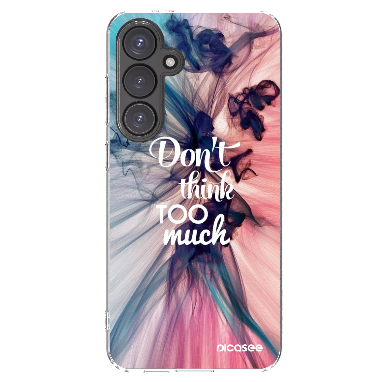 Picasee διαφανής θήκη σιλικόνης Samsung Galaxy S24 FE S721B - Don't think TOO much