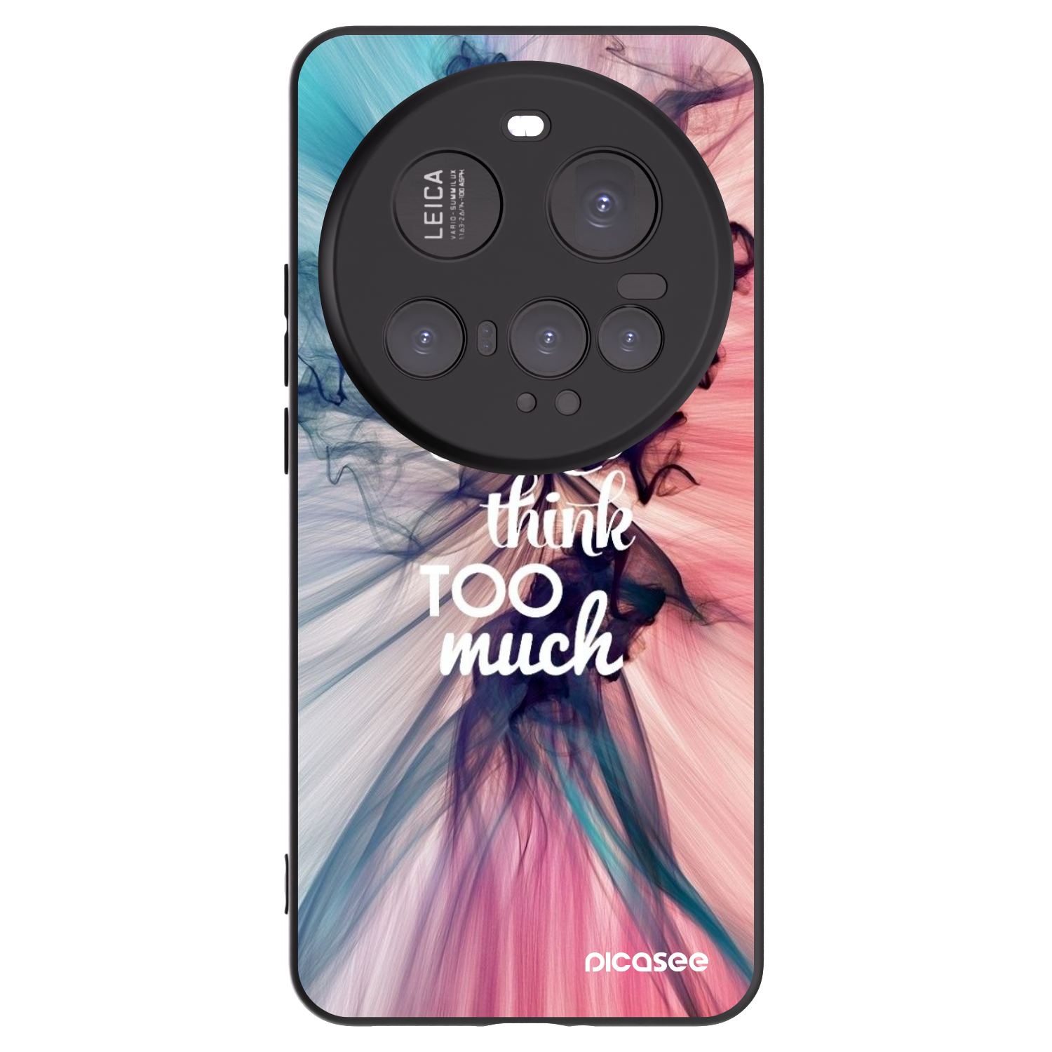 Picasee Μαύρη θήκη σιλικόνης για Xiaomi 15 Ultra - Don't think TOO much