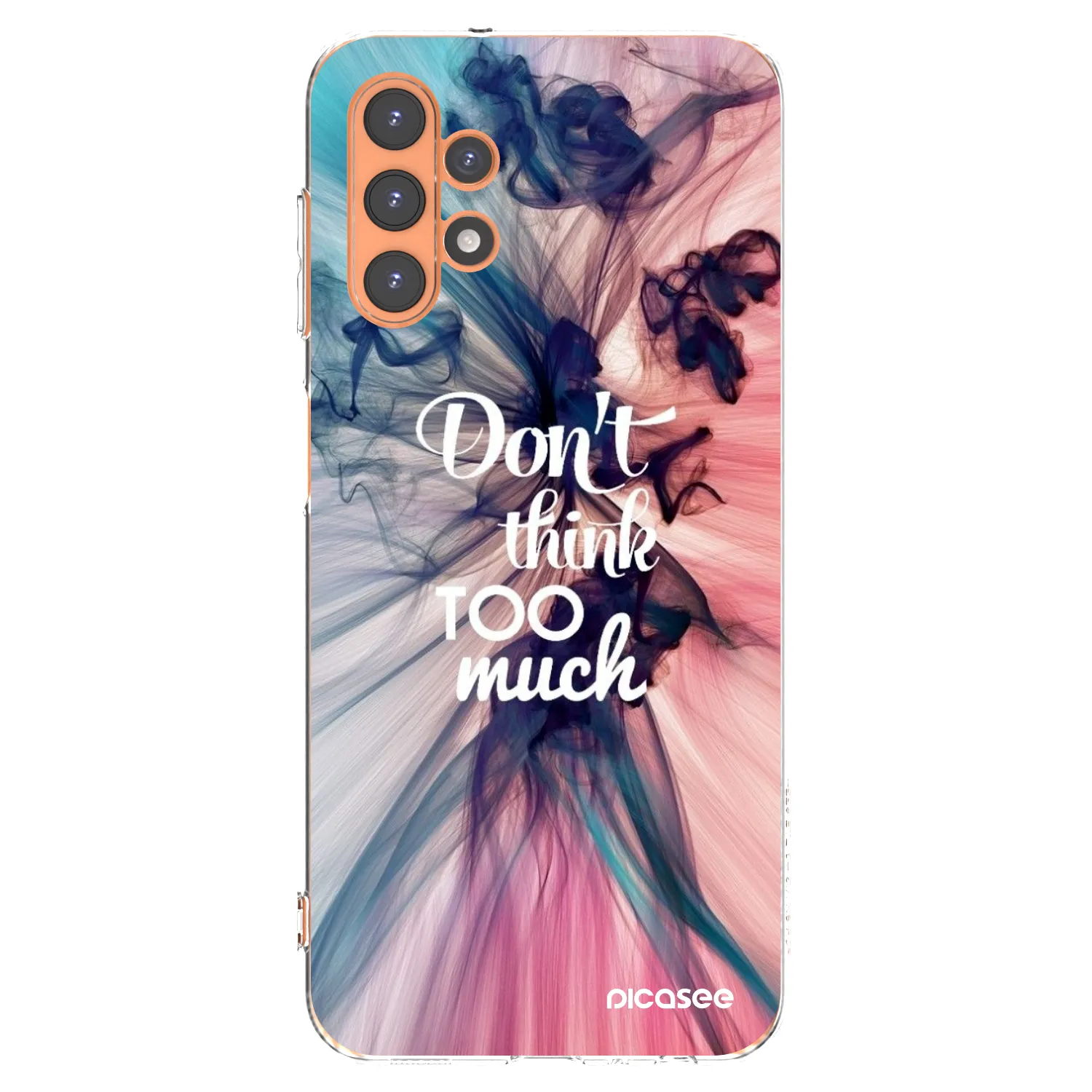 Picasee διαφανής θήκη σιλικόνης Samsung Galaxy A13 5G - Don't think TOO much