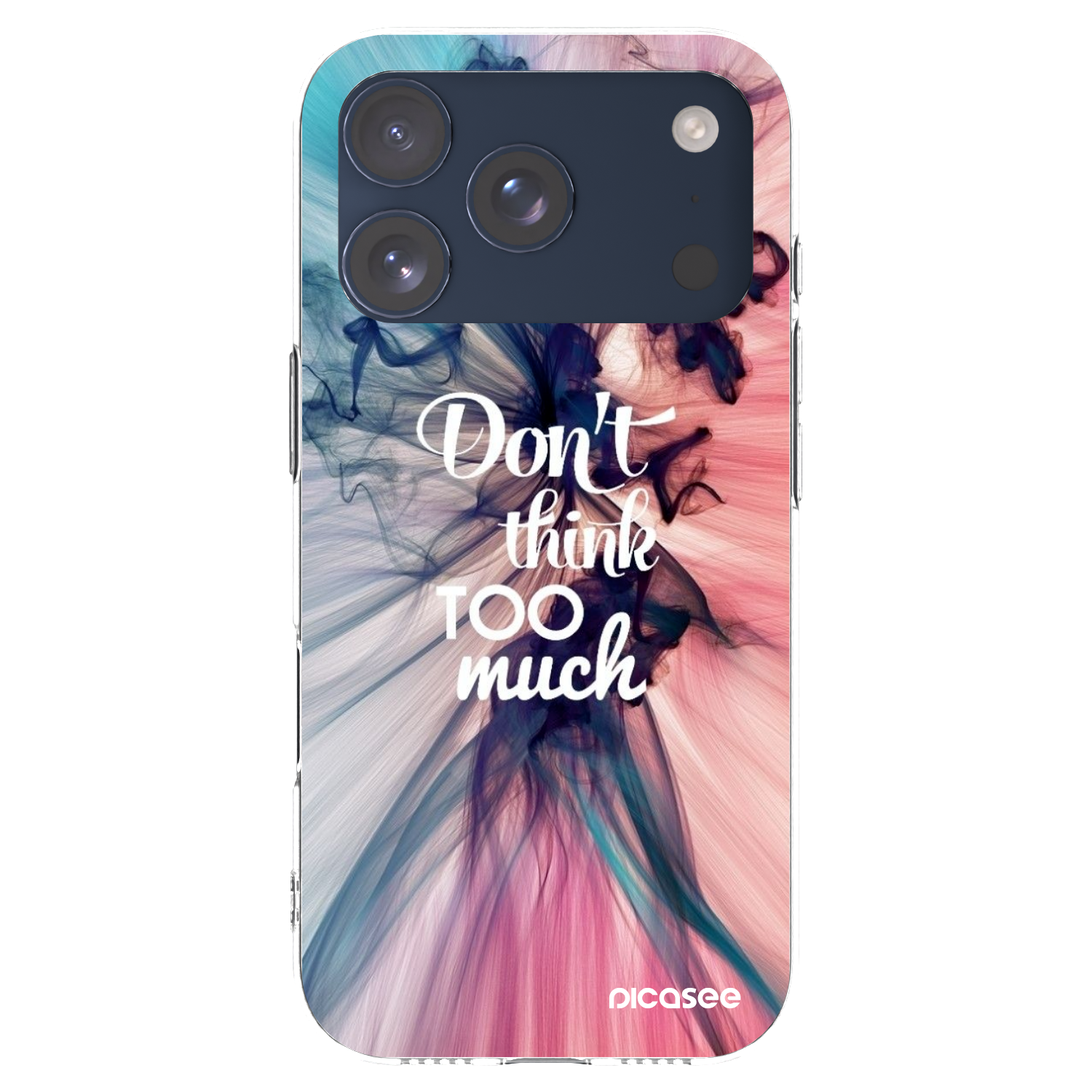 Picasee διαφανής θήκη σιλικόνης Apple iPhone 17 Pro - Don't think TOO much