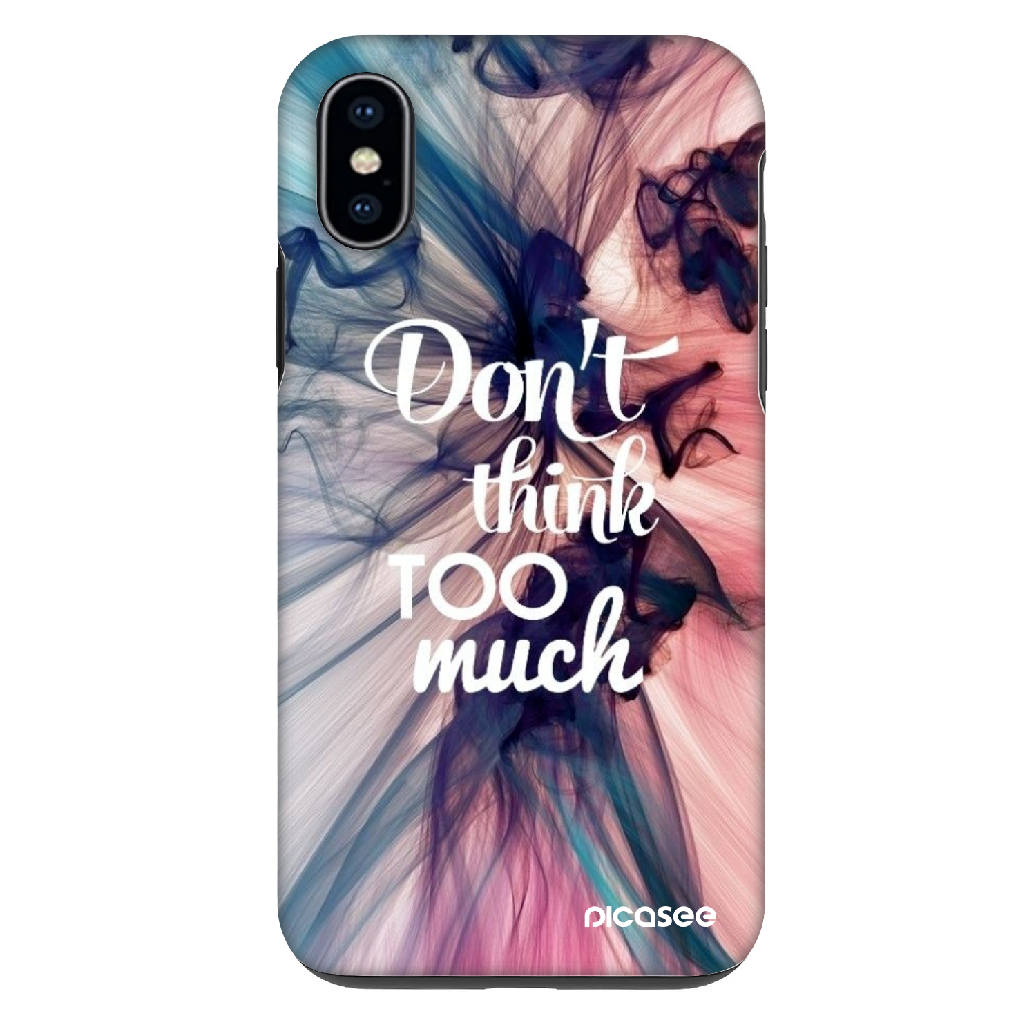 Picasee Fashion Case για Apple iPhone X/XS - Don't think TOO much