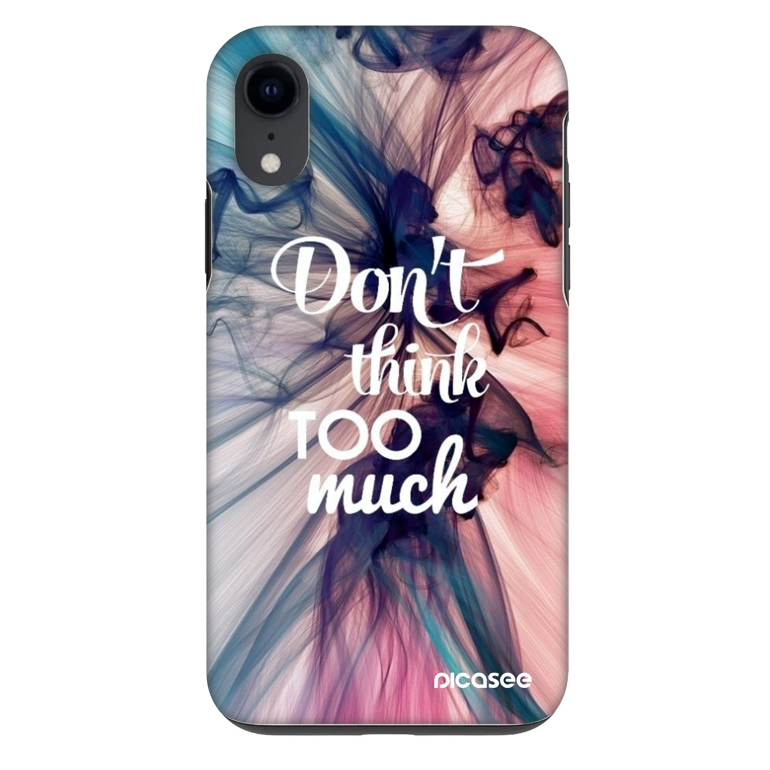 Picasee Fashion Case για Apple iPhone XR - Don't think TOO much