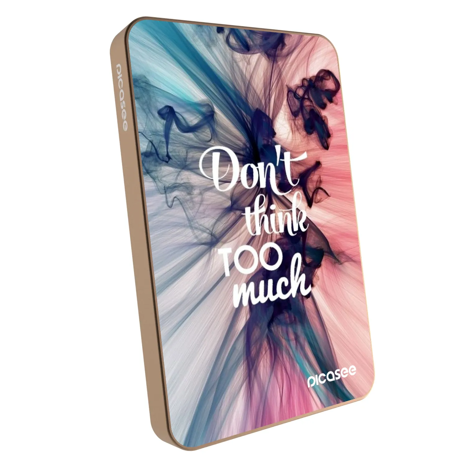 Picasee Powerbank με MagSafe 5 000 mAh Χρυσαφένιος - Don't think TOO much