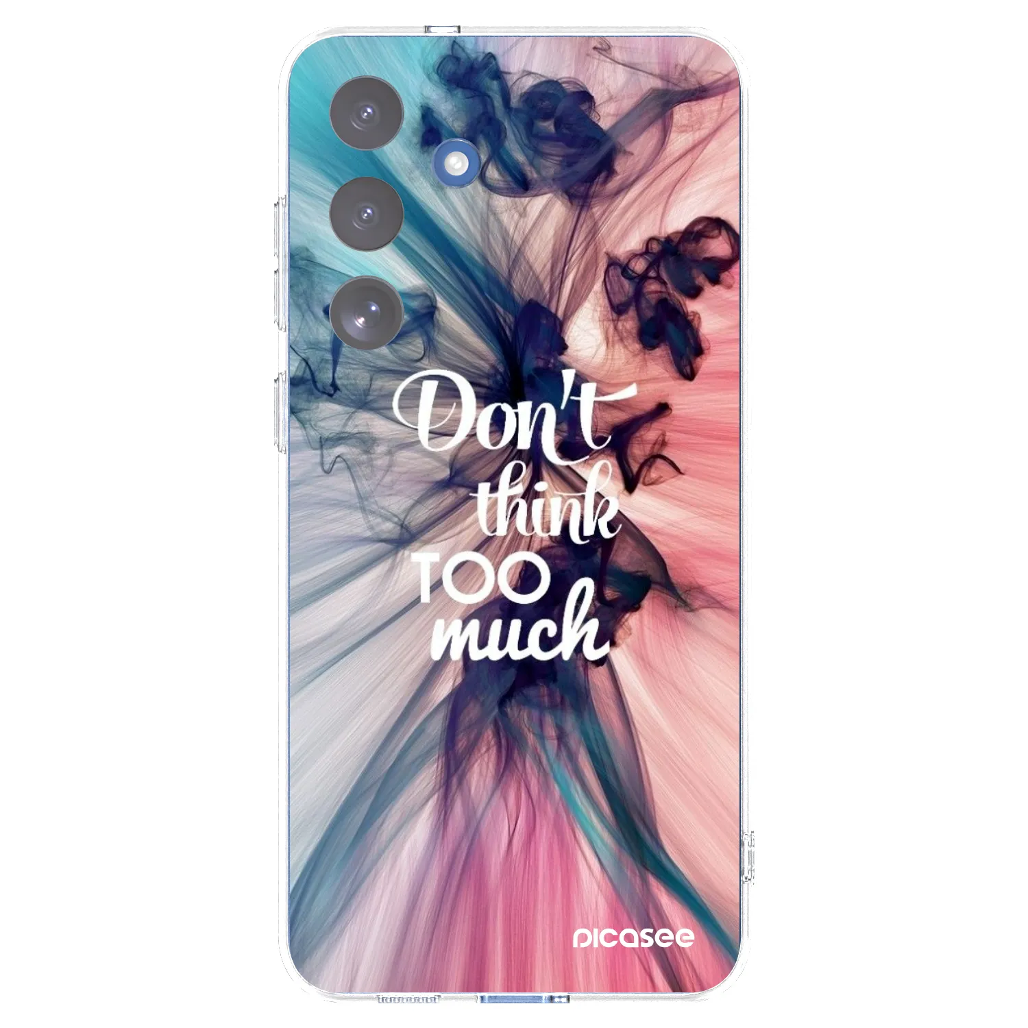 Picasee διαφανής θήκη σιλικόνης Samsung Galaxy S25 FE 5G - Don't think TOO much