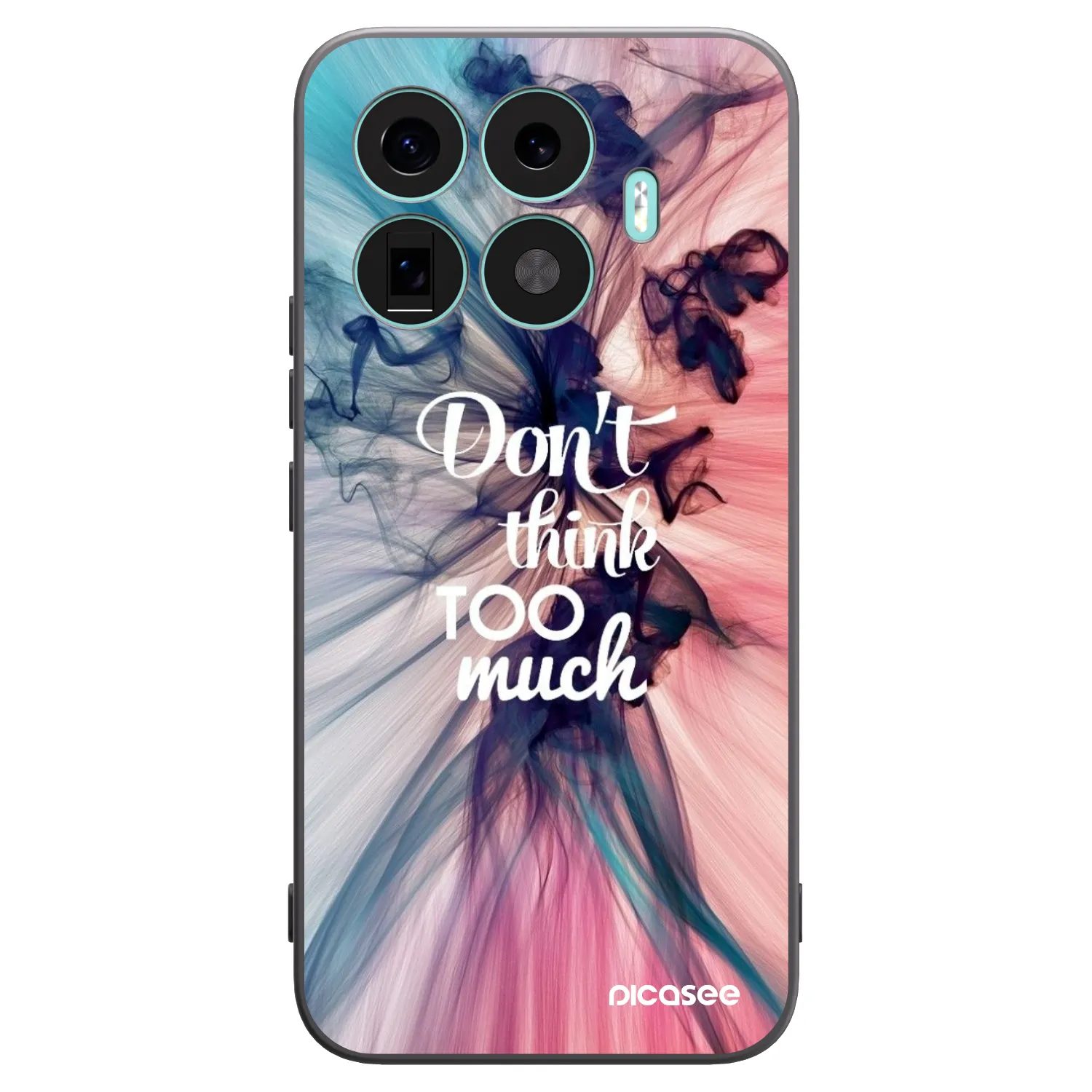 Picasee Μαύρη θήκη σιλικόνης για Xiaomi 17T Pro - Don't think TOO much
