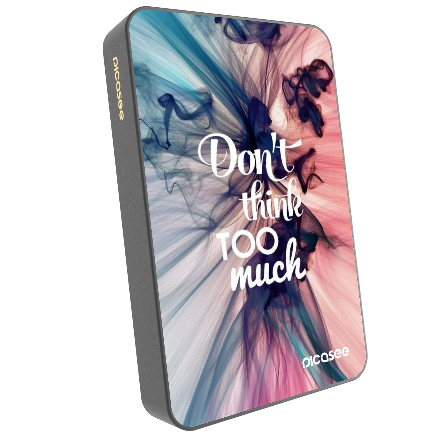 Picasee Powerbank με MagSafe 10 000 mAh Γκρί - Don't think TOO much