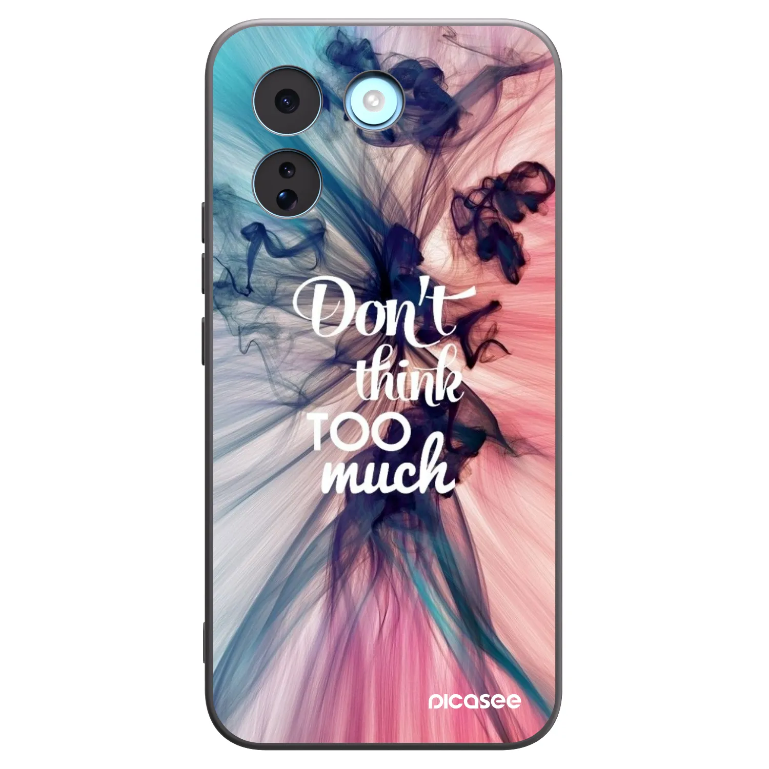 Picasee Μαύρη θήκη σιλικόνης για Xiaomi Redmi Note 17 Pro MAX 5G - Don't think TOO much
