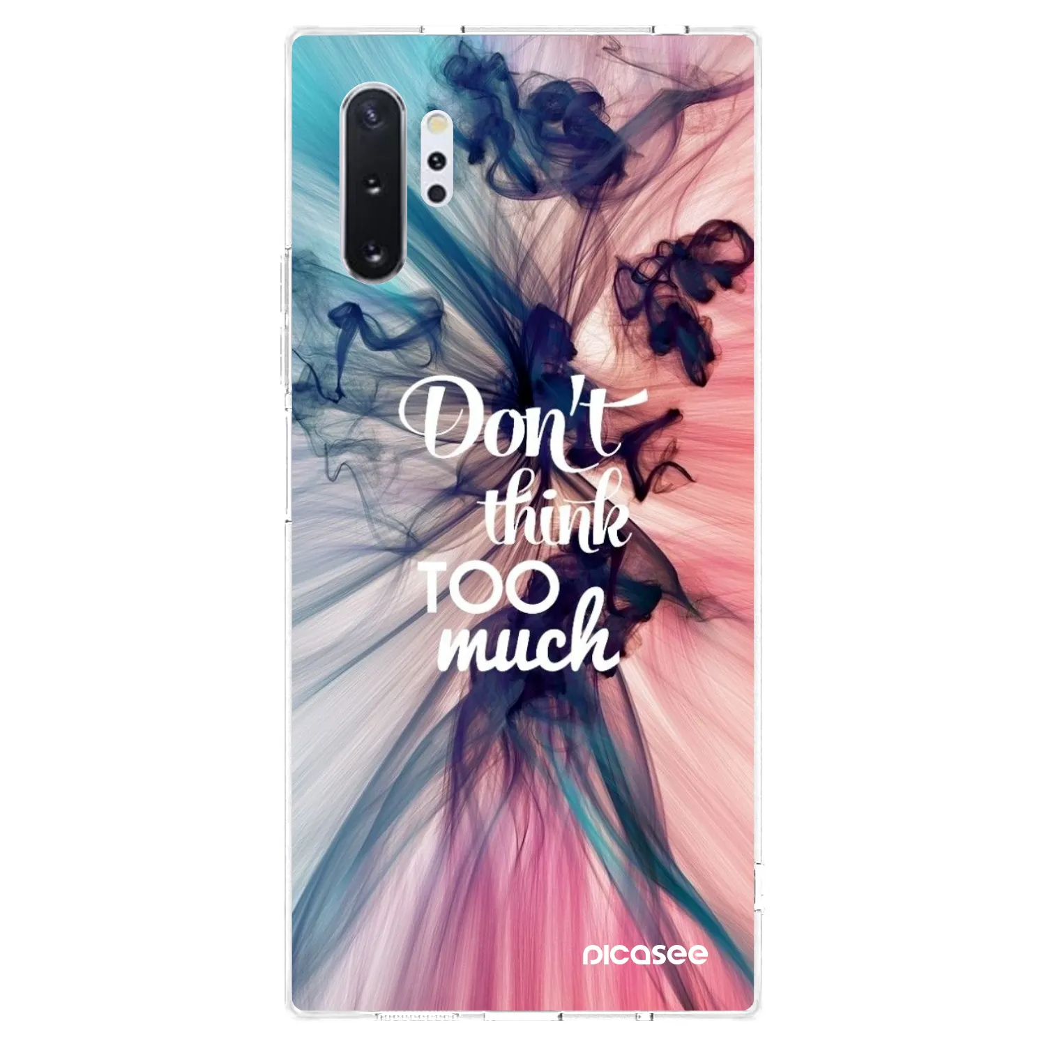 Picasee διαφανής θήκη σιλικόνης Samsung Galaxy Note 10+ N975F - Don't think TOO much