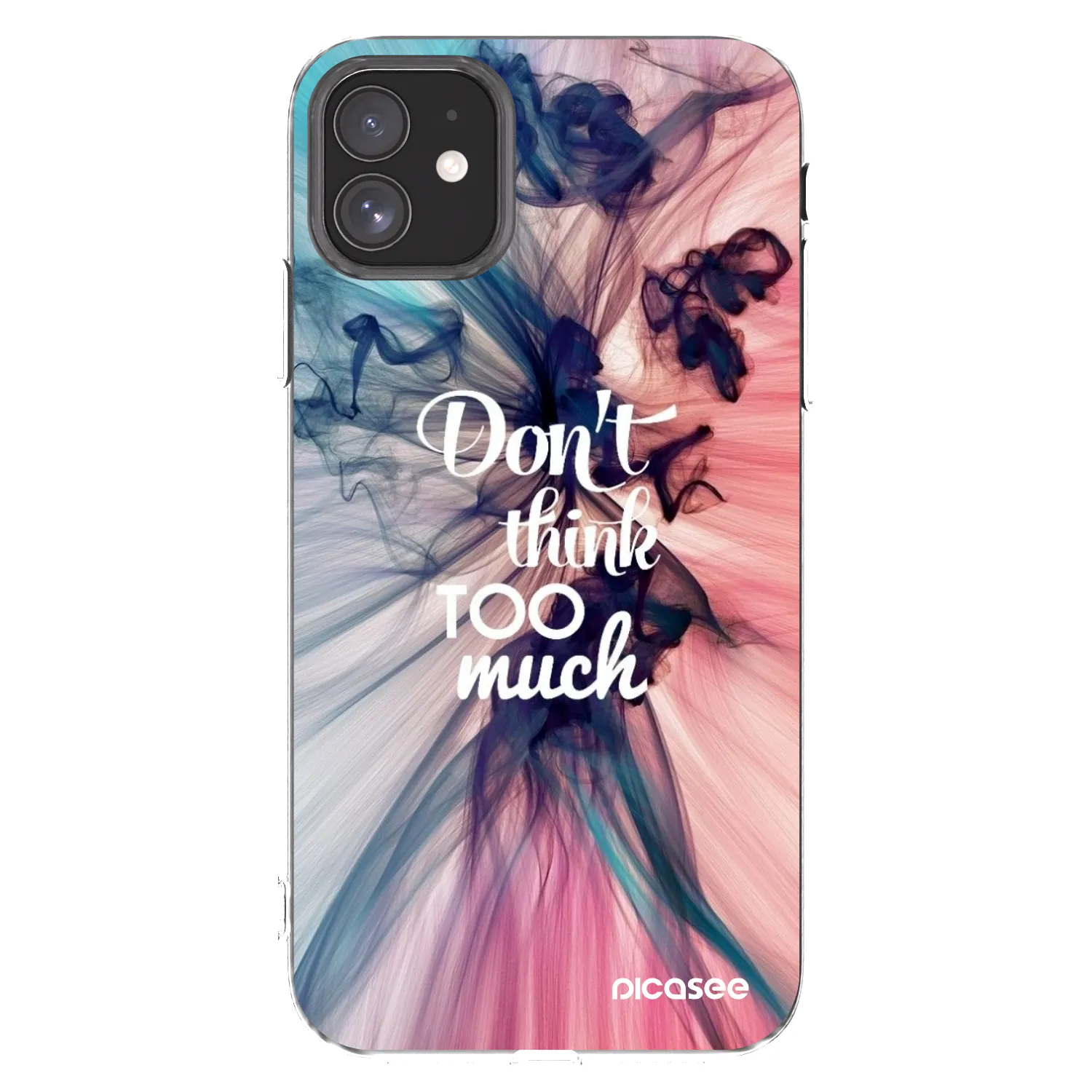 Picasee διαφανής θήκη σιλικόνης Apple iPhone 11 - Don't think TOO much
