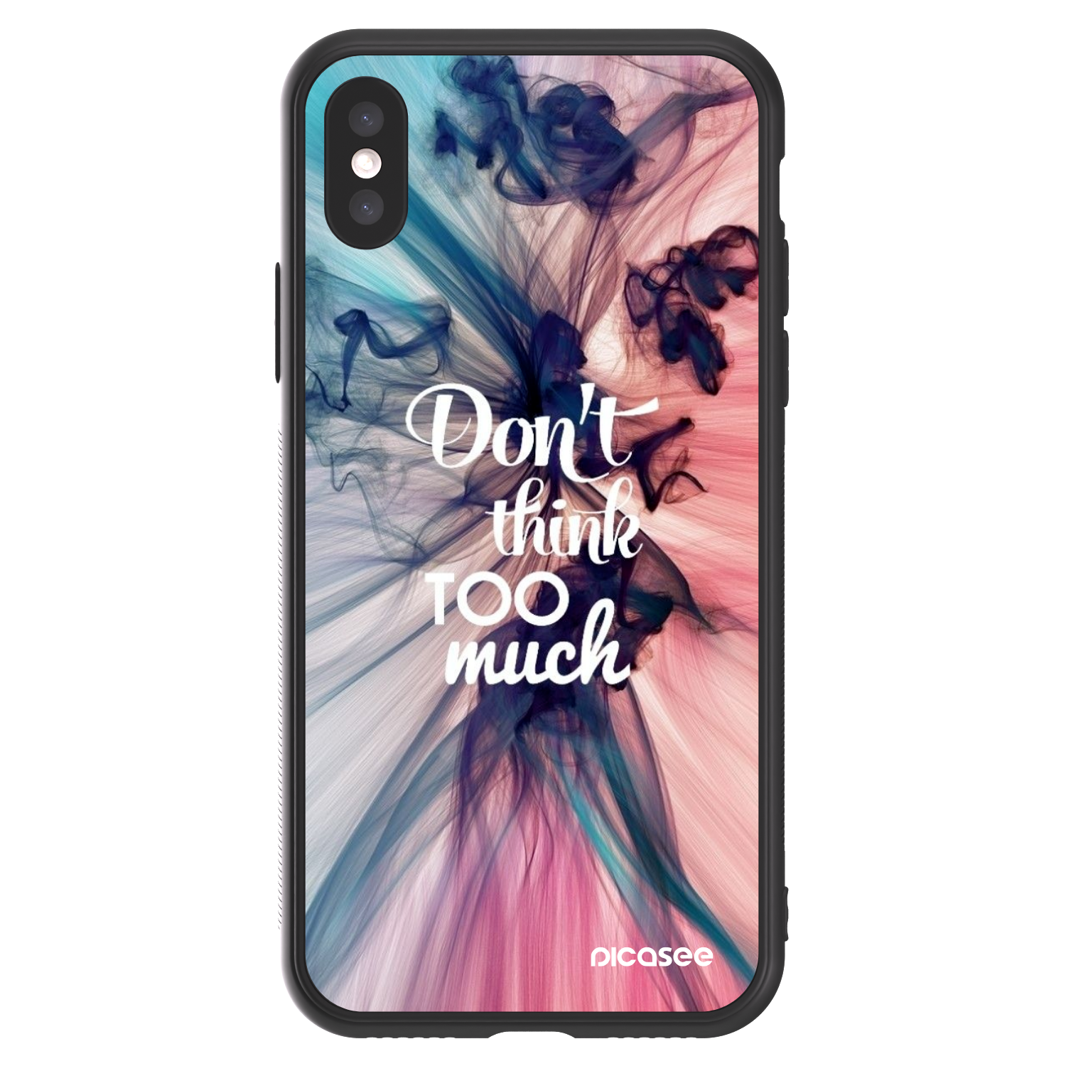 Picasee ULTIMATE CASE για Apple iPhone X/XS - Don't think TOO much
