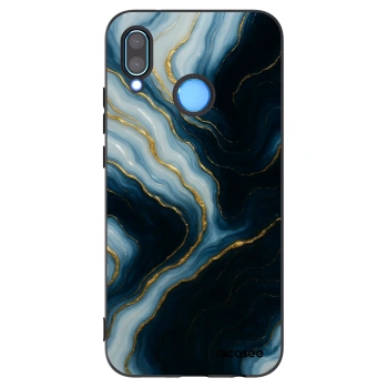 Picasee Μαύρη θήκη σιλικόνης για Huawei P20 Lite - Luna