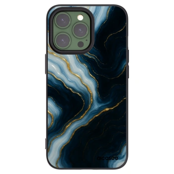 Picasee Μαύρη θήκη σιλικόνης για Apple iPhone 13 Pro - Luna