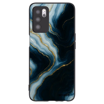 Picasee Μαύρη θήκη σιλικόνης για OPPO A16s - Luna