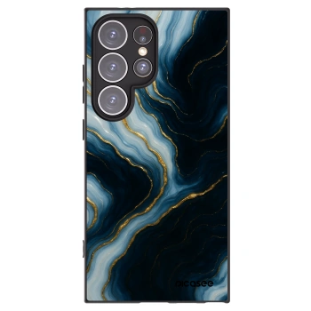 Picasee Μαύρη θήκη σιλικόνης για Samsung Galaxy S24 Ultra S928B 5G - Luna
