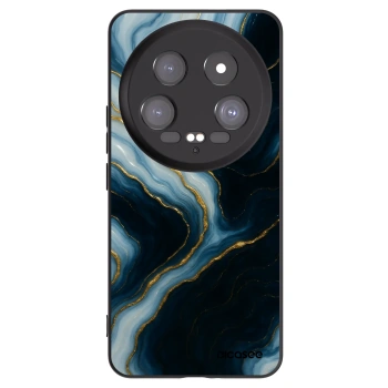 Picasee Μαύρη θήκη σιλικόνης για Xiaomi 14 Ultra - Luna