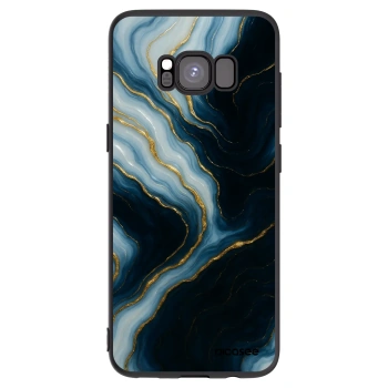 Picasee Μαύρη θήκη σιλικόνης για Samsung Galaxy S8 G950F - Luna