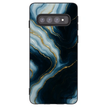 Picasee Μαύρη θήκη σιλικόνης για Samsung Galaxy S10 G973 - Luna