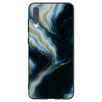Picasee Μαύρη θήκη σιλικόνης για Samsung Galaxy A70 A705F - Luna