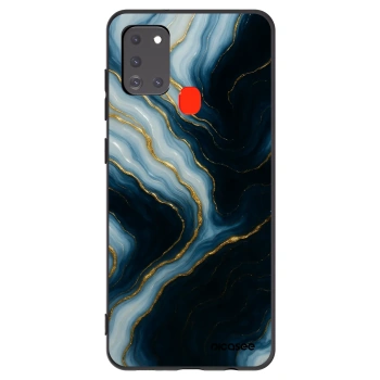 Picasee Μαύρη θήκη σιλικόνης για Samsung Galaxy A21s - Luna