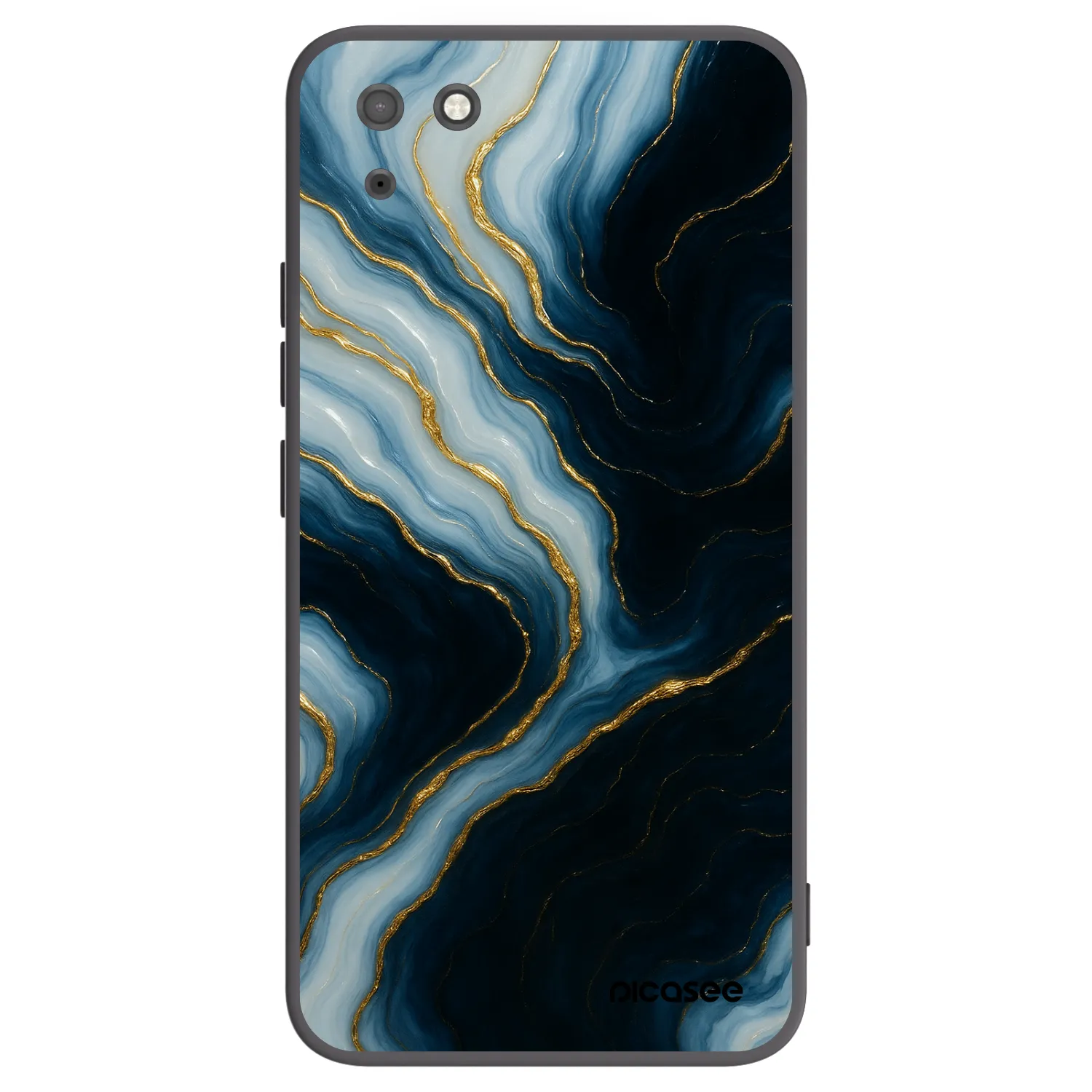 Picasee Μαύρη θήκη σιλικόνης για Huawei Y5P - Luna