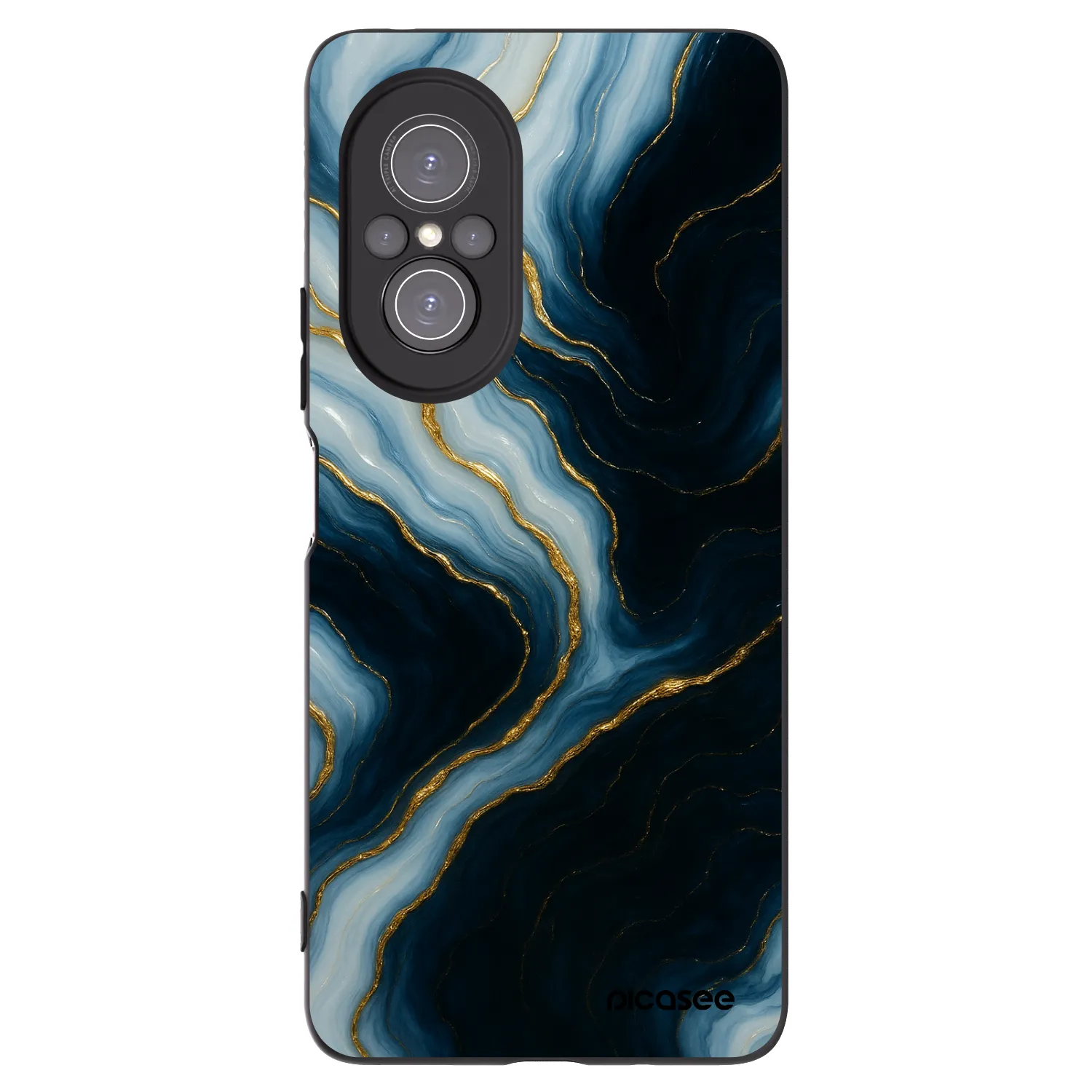 Picasee Μαύρη θήκη σιλικόνης για Huawei Nova 9 SE - Luna