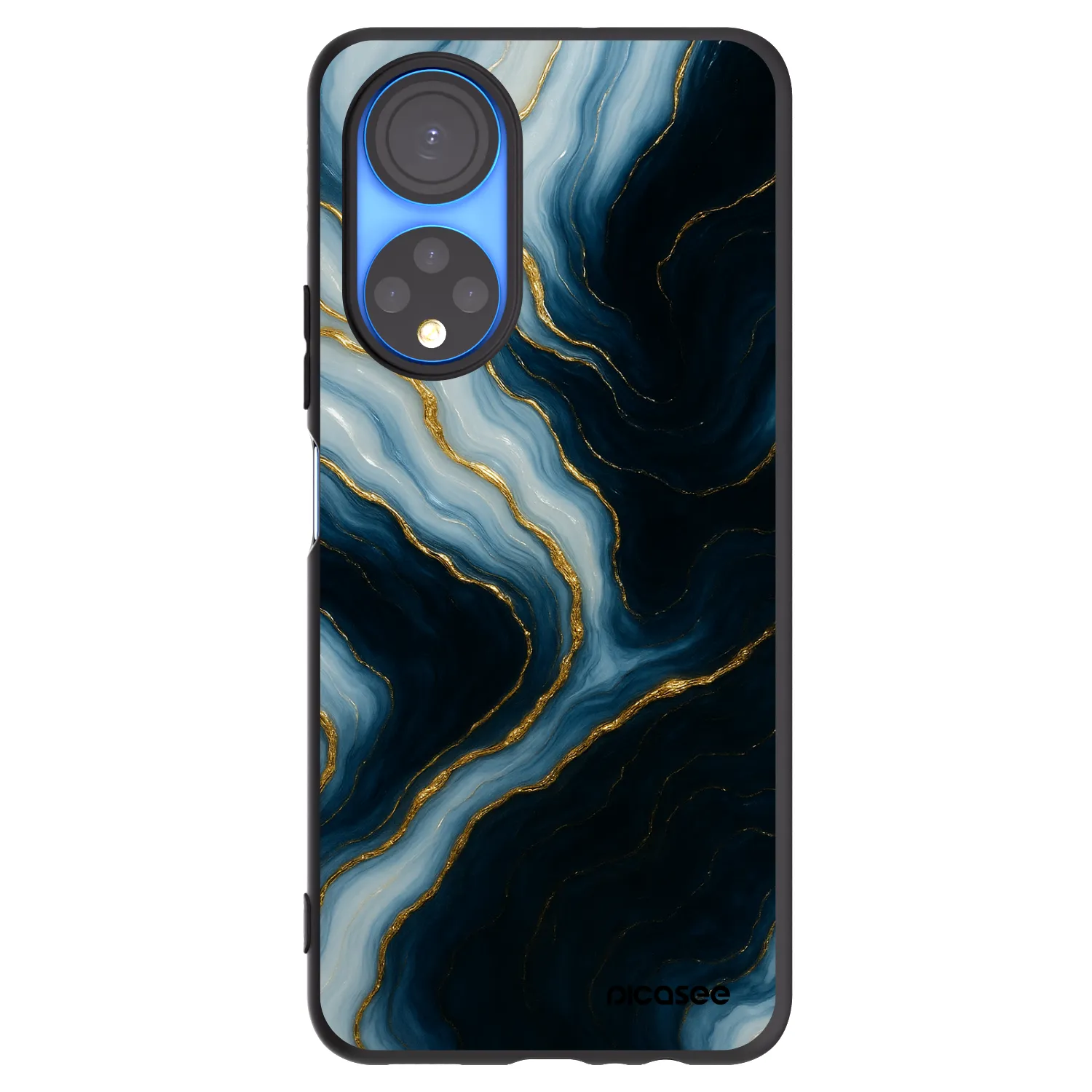 Picasee Μαύρη θήκη σιλικόνης για Honor X7 - Luna