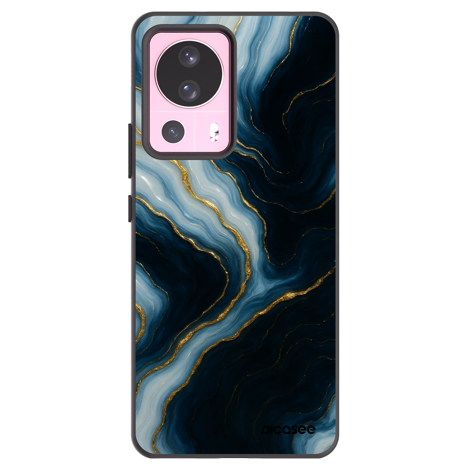 Picasee Μαύρη θήκη σιλικόνης για Xiaomi 13 Lite - Luna