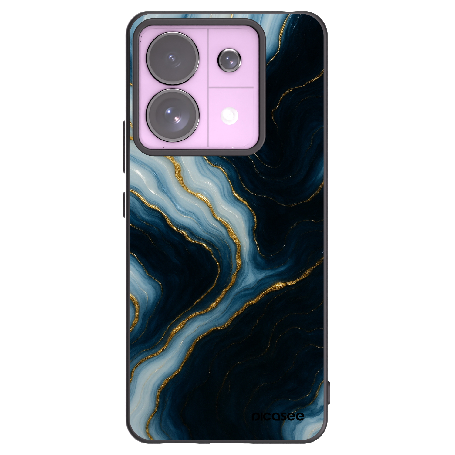 Picasee Μαύρη θήκη σιλικόνης για Xiaomi Redmi Note 13 Pro 5G - Luna