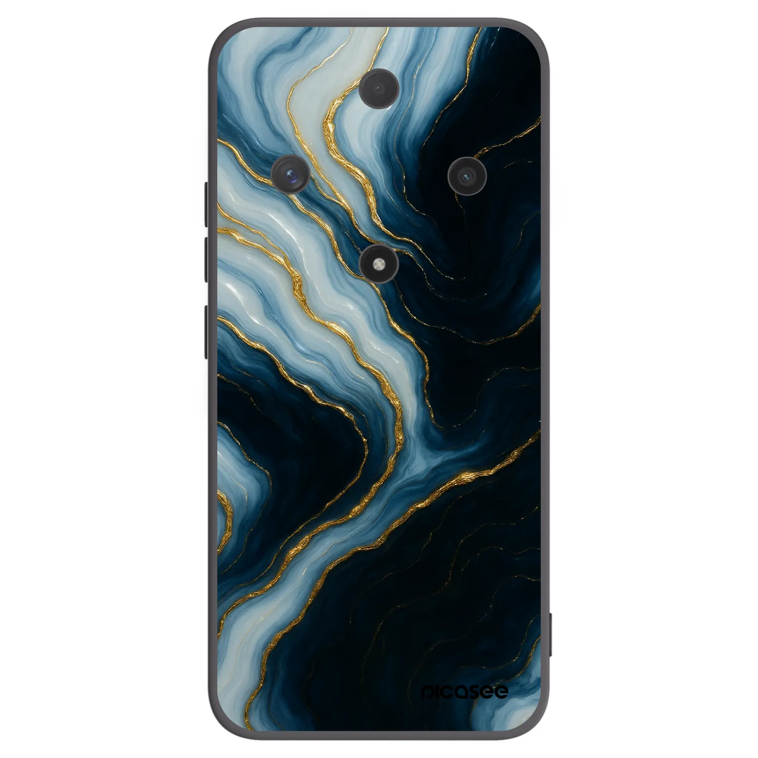 Picasee Μαύρη θήκη σιλικόνης για Honor Magic6 Lite 5G - Luna