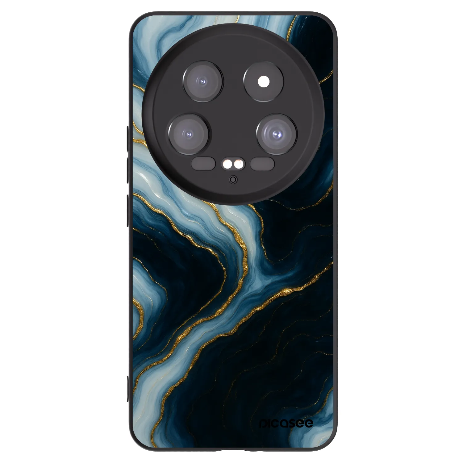 Picasee Μαύρη θήκη σιλικόνης για Xiaomi 14 Ultra - Luna