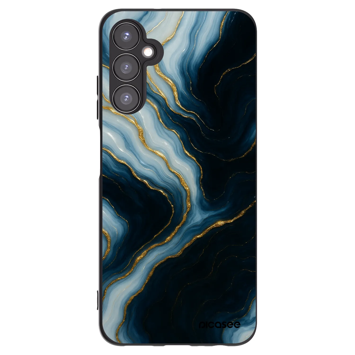 Picasee Μαύρη θήκη σιλικόνης για Samsung Galaxy A05s A057G - Luna