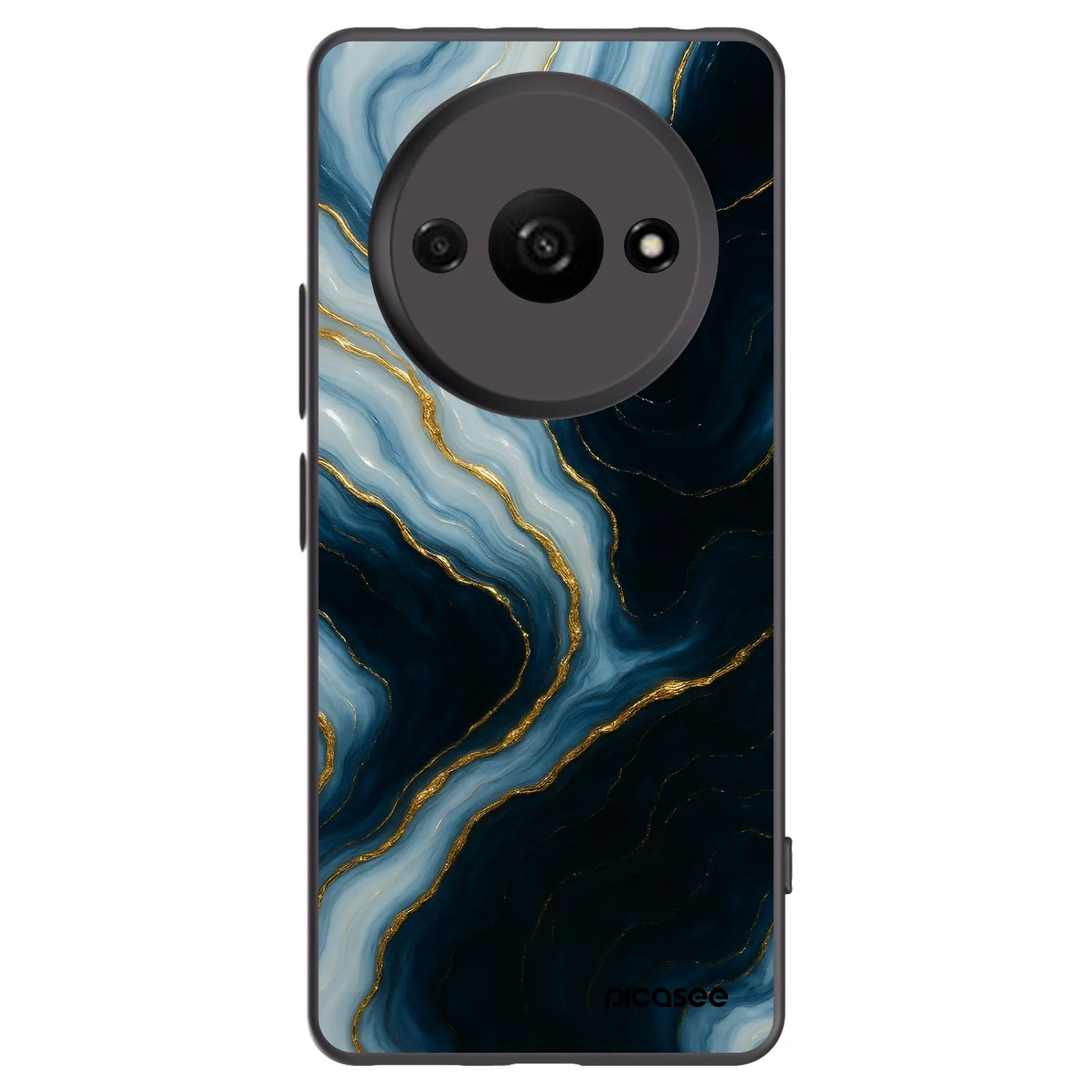 Picasee Μαύρη θήκη σιλικόνης για Xiaomi Redmi A3 - Luna