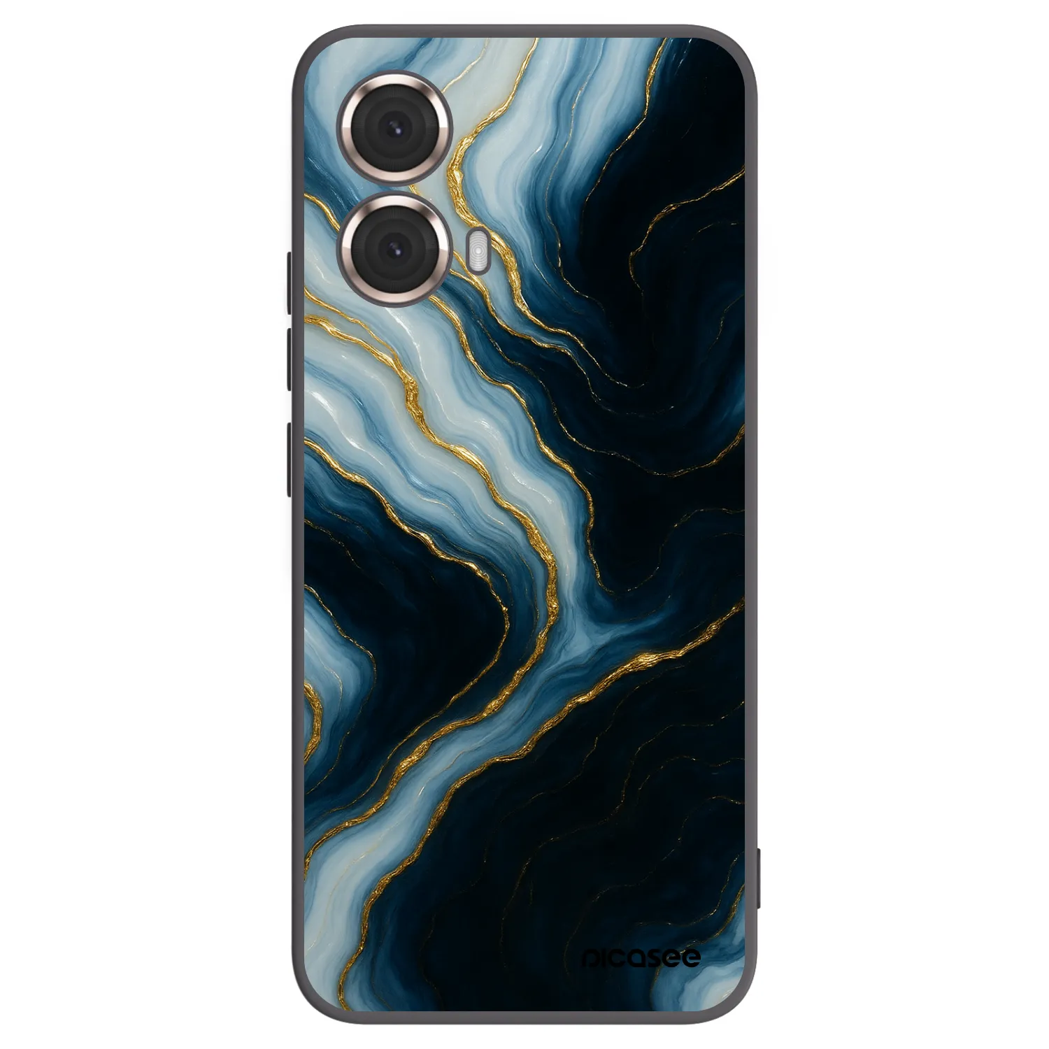 Picasee Μαύρη θήκη σιλικόνης για Motorola Moto G85 - Luna