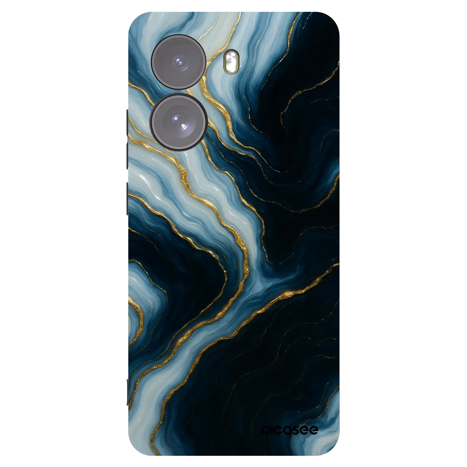 Picasee Μαύρη θήκη σιλικόνης για Xiaomi Poco X7 - Luna