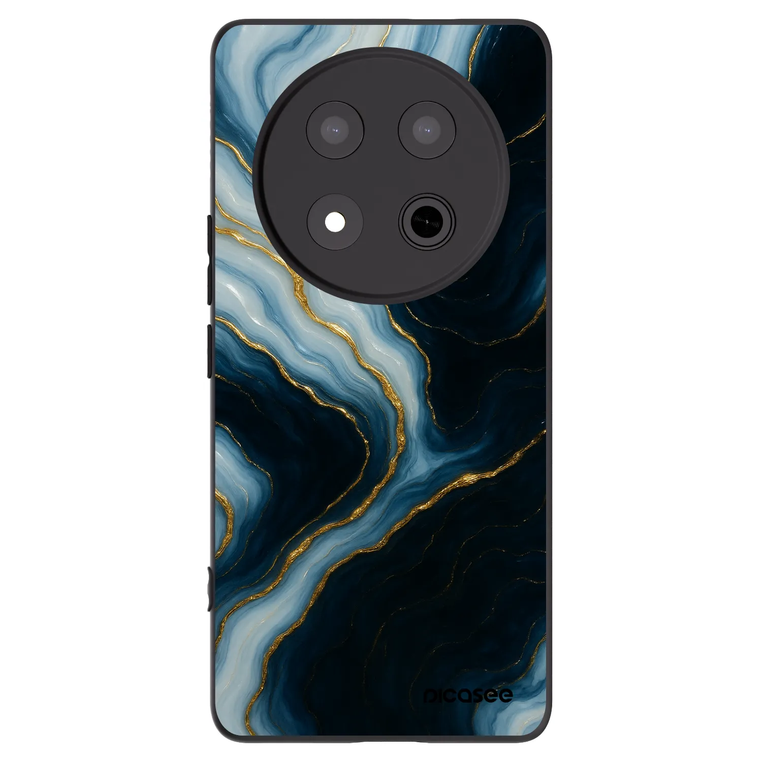 Picasee Μαύρη θήκη σιλικόνης για Honor Magic7 Lite 5G - Luna